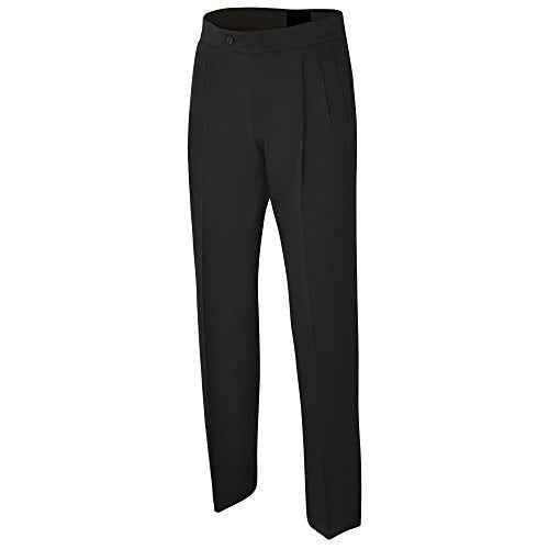 Adams Pants Referee Basketball Pleated Poly/Spandex Black, 36"
