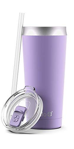 Lilac Ello Beacon Vacuum Insulated Stainless Steel Tumbler 24oz with Slider Lid & Straw