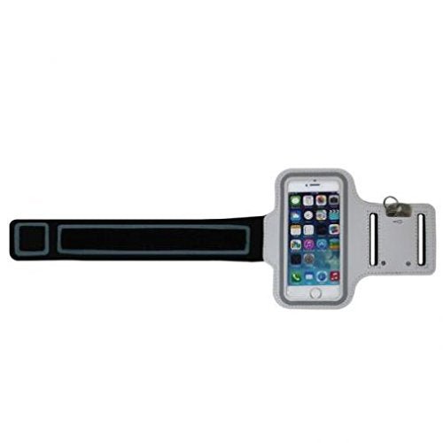 White Running Armband for iPod Touch 7 - Sports Gym Workout Case Cover Band Compatible with iPod Touch 7
