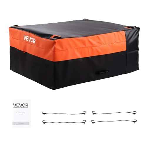 VEVOR Truck Bed Cargo Bag, Waterproof 840D PVC, 51.18 x 40.16 x 21.85 in (26 Cubic Feet), Heavy Duty Cargo Bag for Truck Bed with 4 Bungee Cords with Hooks, Fits a Variety of SUV and Pickup Trucks