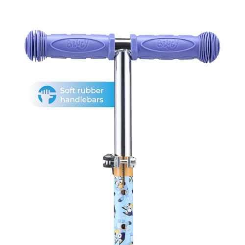 Self Balancing Kick Scooter with Light Up Wheels, Extra Wide Deck, 3 Wheel Platform, Foot Activated Brake, 75 lbs Limit, Kids & Toddlers Girls or Boys, for Ages 3 and Up