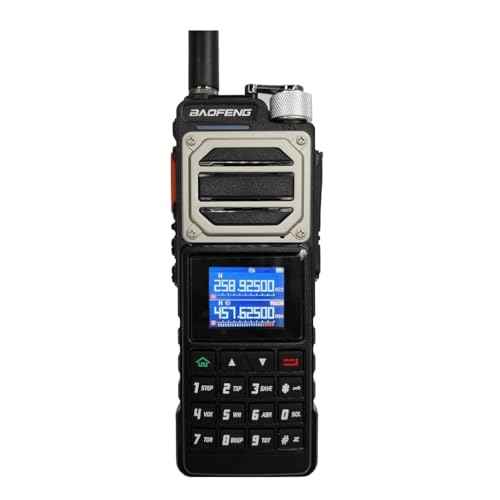 Baofeng Tri-Band Two Way Radio UV-25 10W Long Range Walkie Talkie with Wireless Copy Fequency Function UV25A with K Plug USB Cable for Adults