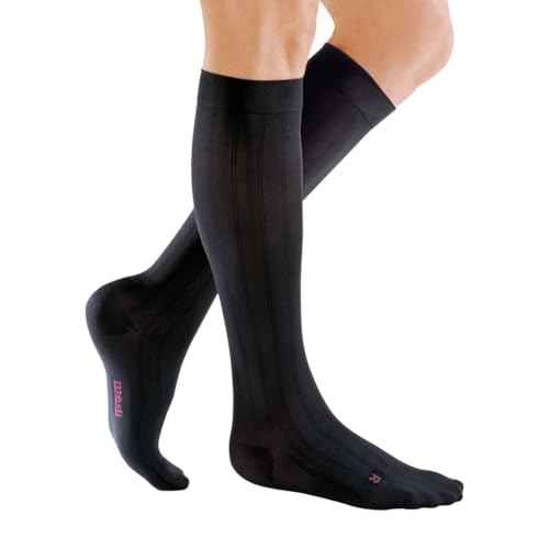 mediven for men classic 30-40 mmHg Calf High Closed Toe Compression Stockings, Tan, II-Standard