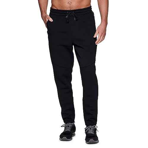 RBX Active Men's Athletic Fleece Lined Tapered Jogger Sweatpant with Pocket