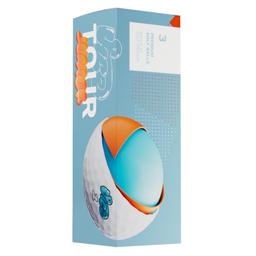Vice Tour Junior Golf Balls - White, Soft Feel & Distance for Ages 4-14