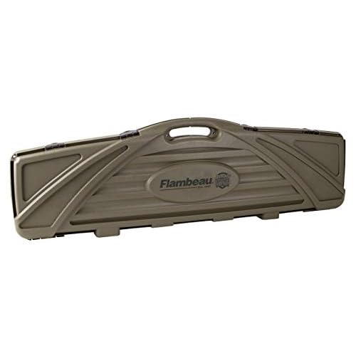 Flambeau Outdoors Zerust Infused Double Scoped Gun Case - 53", Olive Drab Green