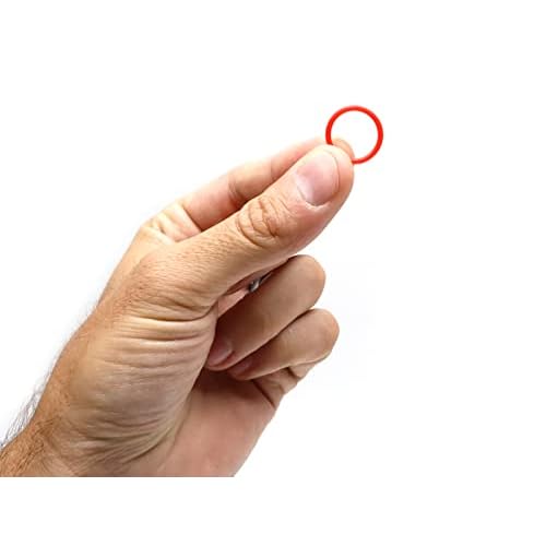 100 Polyurethane CO2 / HPA Tank O-Rings (90 Durometer) [RED] - Replacement Urethane orings for Paintball co2 / high Pressure air Tanks