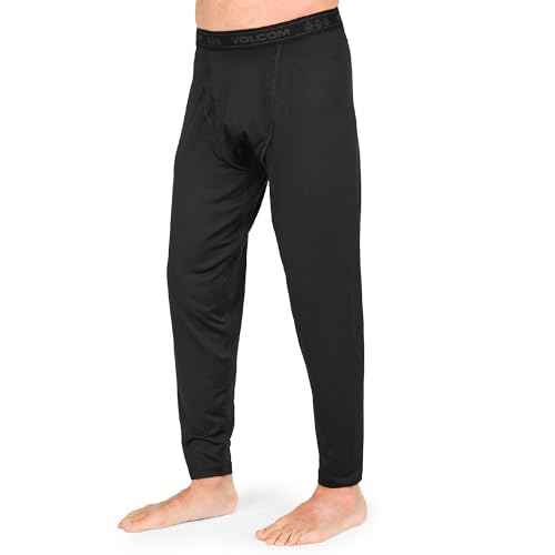 Volcom Men's V-Science Midweight Thermal Base Layer Pants ? Quick Dry, Moisture Wicking
