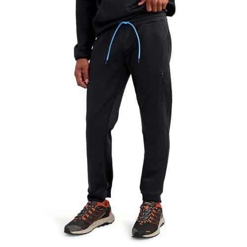 HUK Mens Coldfront+ Jogger Sweatpants, Comfortable Cold Weather Athletic Pants for Men