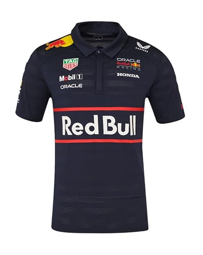 Castore Red Bull Racing F1 Kid's Team Polo Shirt Medium - 2025 Collection