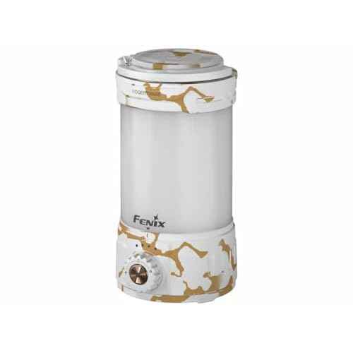 Fenix CL26R Pro Camping Lantern, White Marble, 650 lumens Bright, USB-C Rechargeable , Compact and Portable Perfect for Hurricane, Emergency, Hiking, Power Outage with LumenTac Organizer