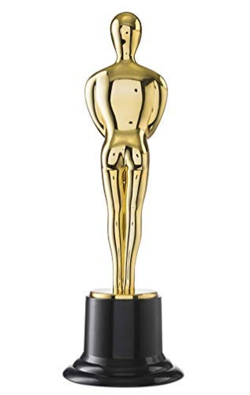 Prextex 10-Inch Gold Award Trophy for Trophy Awards and Party Celebrations, Award Ceremony, and Appreciation Gift,