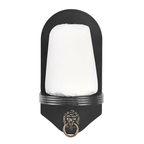 Wall Mounted Wood Cone Chalk Holder for Billiards Pool Table - Black