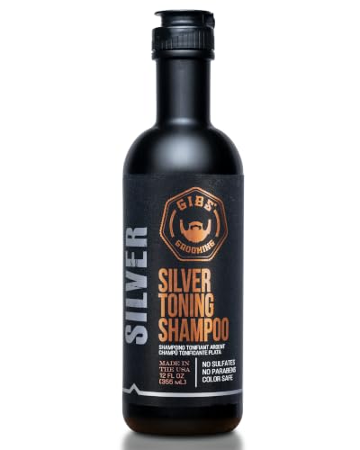 GIBS Grooming Silver Toning Shampoo Vanilla 12 Fl Oz - Purple Hair Care
