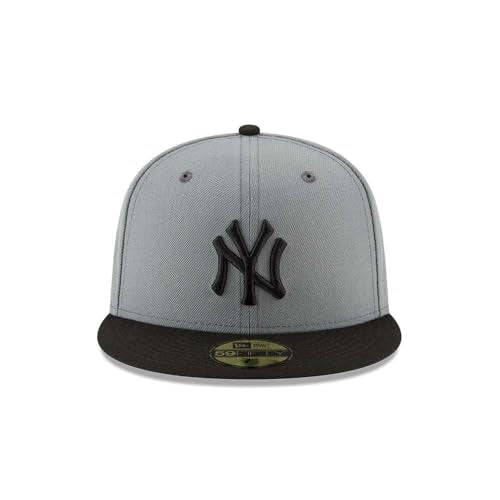 New Era NBA Men's 9Fifty Snapback Cap - New York Yankees Gray, 7 3/8