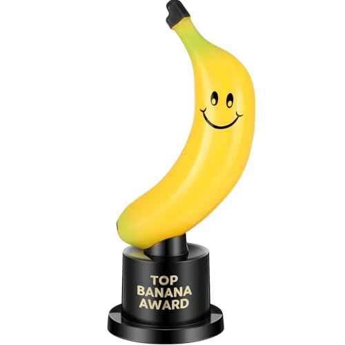Tondiamo Small Trophy Celebrate The Top Award 6 Inch Tall Plastic MVP Funny Game Small Trophy and Awards for Employees Boss Custom Competition Gifts