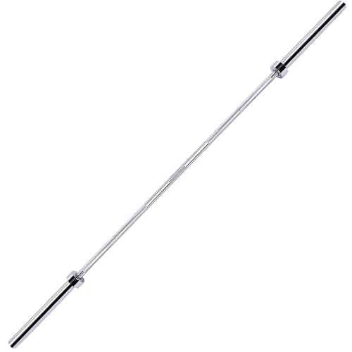 Fitvids 2 Inch Olympic Barbell Bar for Powerlifting & Weightlifting, 700 Pound Capacity, Multiple Sizes