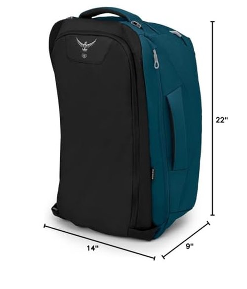 Osprey Fairview 40L Women's Travel Backpack, Night Jungle Blue