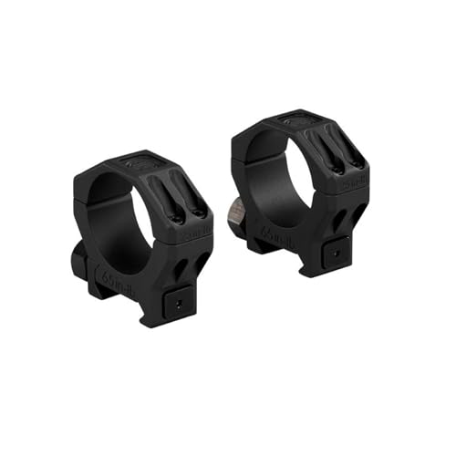 Sig Sauer ALPHA6 30mm Hunting Scope Rings Set - Lightweight Durable Hard Anodized Aluminum Picatinny/Weaver Compatible Riflescope Ring Mounts - Matte Black