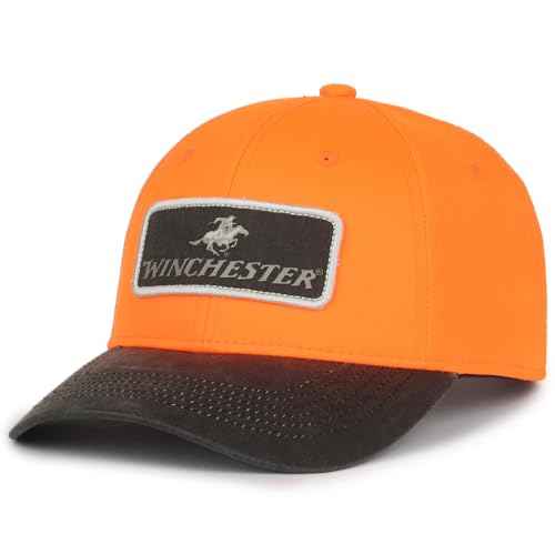 Winchester Rider Hunting Hat, Adjustable Cap for Men, One Size, Blaze Orange