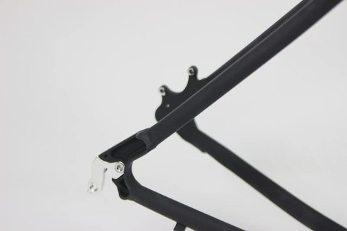 Motobecane Gravel Super Road Cyclocross Disc Brake Aluminum Road Bike Frame NO Fork (52cm fits Most Cyclist 5'4" to 5'7")