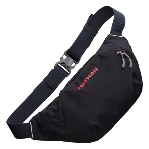 Nathan Limitless 2L Hydration Sling, Two Side Pockets & Small Zipper Stash Pocket for Essential Storage, Breathable & Moisture Wicking¡¦