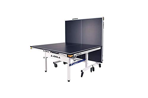 JOOLA Rally TL Professional MDF Indoor Ping Pong Table w/ Quick Clamp Table Tennis Net & Post Set - 10 Minute Easy Assembly - Corner Ball Holders - Tournament Quality - Includes Playback Mode