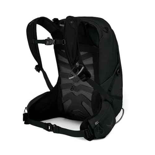 Osprey Tempest 9L Women's Hiking Backpack with Hipbelt, Stealth Black, WM/L