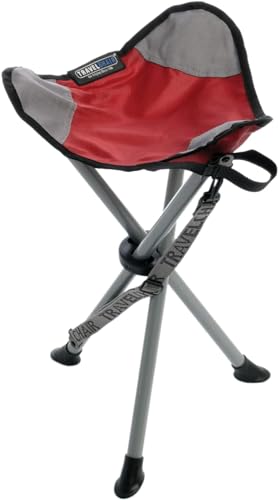 Travel Chair Slacker Tripod Stool for Camping - Red / Original