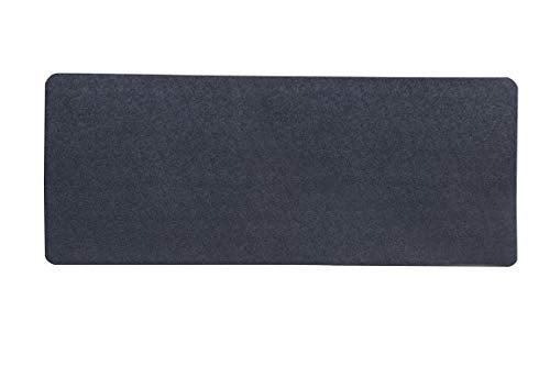 Exercise Equipment Mat for Treadmills & Home Gym - 84"L x 36"W, Black