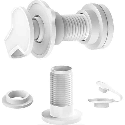 2 Packs Cooler Drain Plug Replacement for Coleman Coolers-1" Shaft Length Cooler Drain Plug Kit,Cooler Parts Accessories Fits Most Coolers