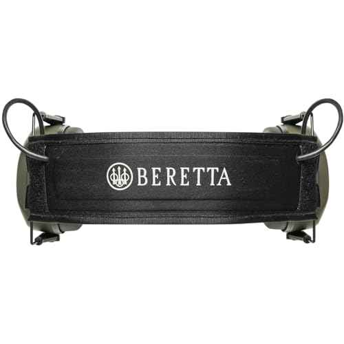 Beretta Electronic Earmuffs - 32dB SNR Protection | Compact Ergonomic Active Electronic Noise Reduction Cancelling Headset