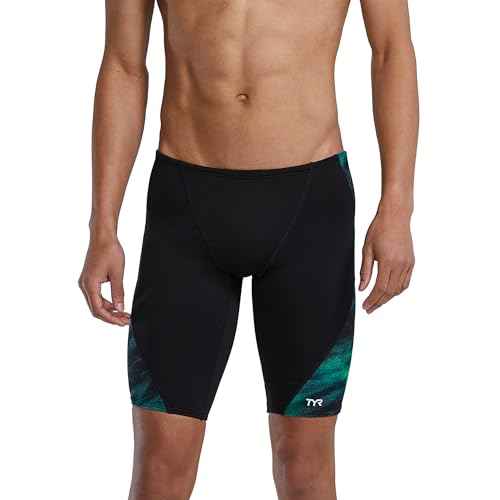 TYR Mens Durafast Elite Blade Splice Jammer Swimsuit