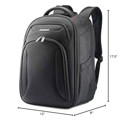Samsonite Xenon 3.0 Checkpoint Friendly Backpack, Black, Large