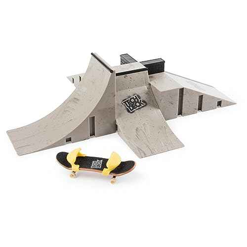 TECH DECK Starter Kit, Customizable Ramp Set with Exclusive Pro Fingerboard and Trainer Clips, Kids Toys for Boys and Girls Ages 6 and up