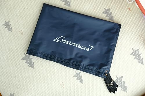 Heavy Duty Tent Footprint Floor Saver - 180 x 144 Inches Camping Tarp, Black