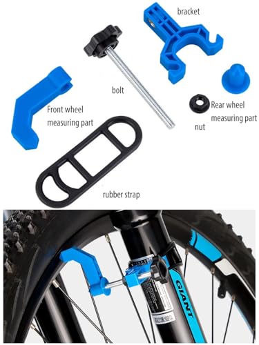 Portable Bicycle Wheel Truing Stand with Spoke Wrench for Bike Repair