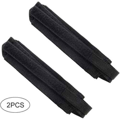 2 Pcs Black Beam Strap Pedal Straps Cycling Kids Bike Foot Pedal Straps Toe Clips Straps Tape for Fixed Gear Bike Pedals and Cleats Parts