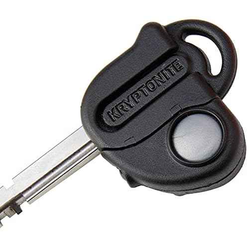 Kryptonite Evolution Compact Disc Lock, 13mm Hardened Max-Performance Steel Shackle, Sold Secure Gold and Art 4-Star, High-Security Anti-Theft Orange Bike Lock, Includes 3 Stainless Steel Keys