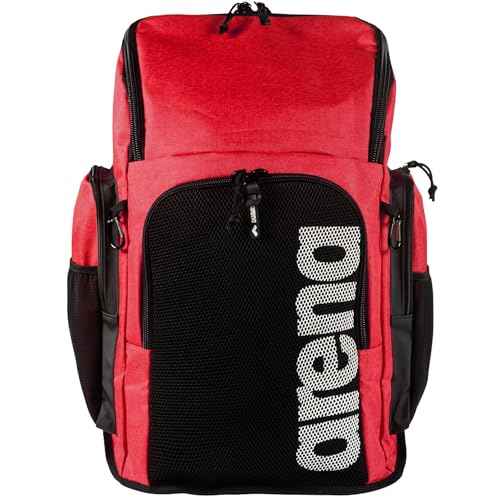 ARENA Team 45 Backpack Swimming Athlete Sports Gym Rucksack Large Training Gear Equipment Swim Bag for Men/Women, 45 Liters