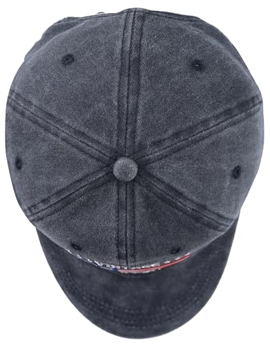 80th Edition Baseball Cap - Vintage American Flag Hats for Men & Women, Birthday Gift