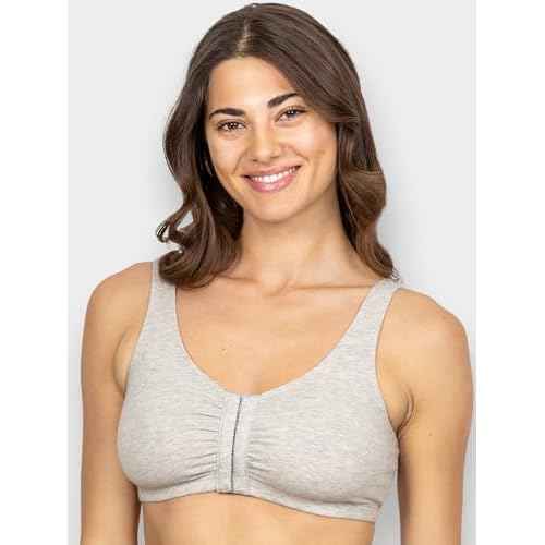 Fruit of the Loom Women's Multi-Pack Front Closure Cotton Bra