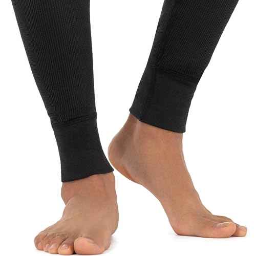 Fruit of the Loom Mens Recycled Premium Waffle Thermal Underwear Long Johns Bottom (1, 2, 3, and 4 Packs)