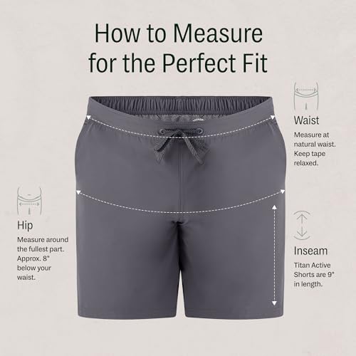 Big & Tall Athletic Shorts for Men 3X-Large 2-Pack Black Grey 9 Inch Gym Shorts