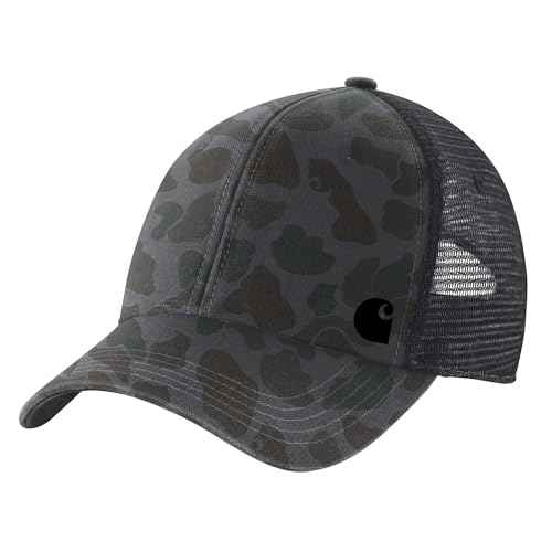 Carhartt Men's 106786 Canvas Mesh-Back Camo Cap