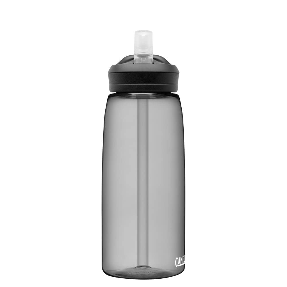 CamelBak Eddy+ Water Bottle with Bite Valve Straw, Leak‑Resistant Easy‑Sip Design for Everyday Hydration, 32oz, Charcoal