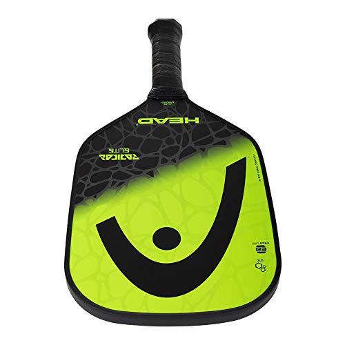 HEAD Radical Elite Pickleball Paddle - Black and Yellow, Lightweight, Mid-Level Performance