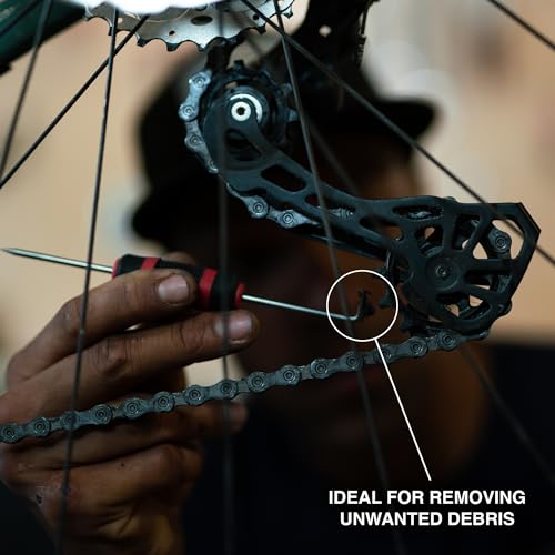 Dual-Sided Steel Bike Pick Tool - 6 Inch Precision Maintenance Tool
