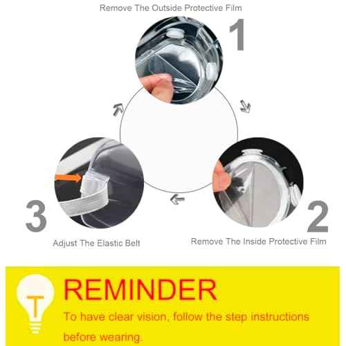 3 Pack Safety Goggles Protective Adjustable Goggles Over Glasses Splash Eye Protection Adjustable For Lab Construction Worker Onion Cutting Clear Lens Eyewear White