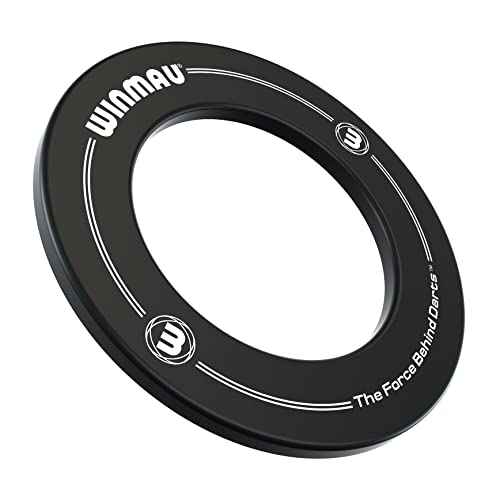 WINMAU Black Printed Dartboard Surround